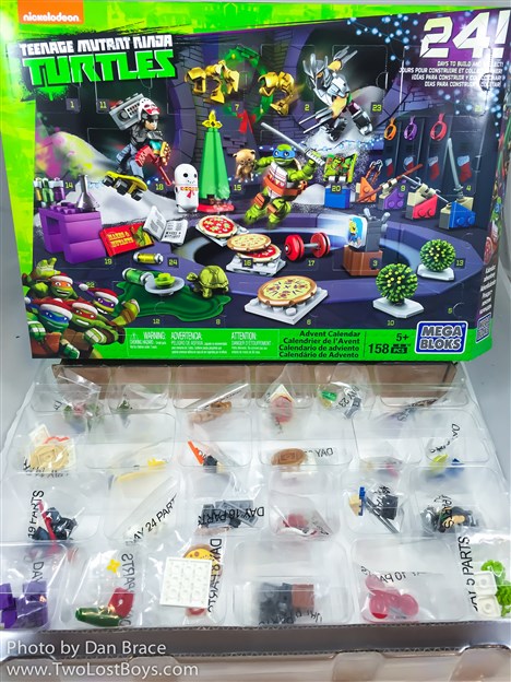 TMNT Mega Bloks Review Part Six 2016 Advent Calendar Two Lost Boys 